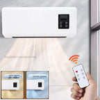 Wall-mounted remote-control fan space heater