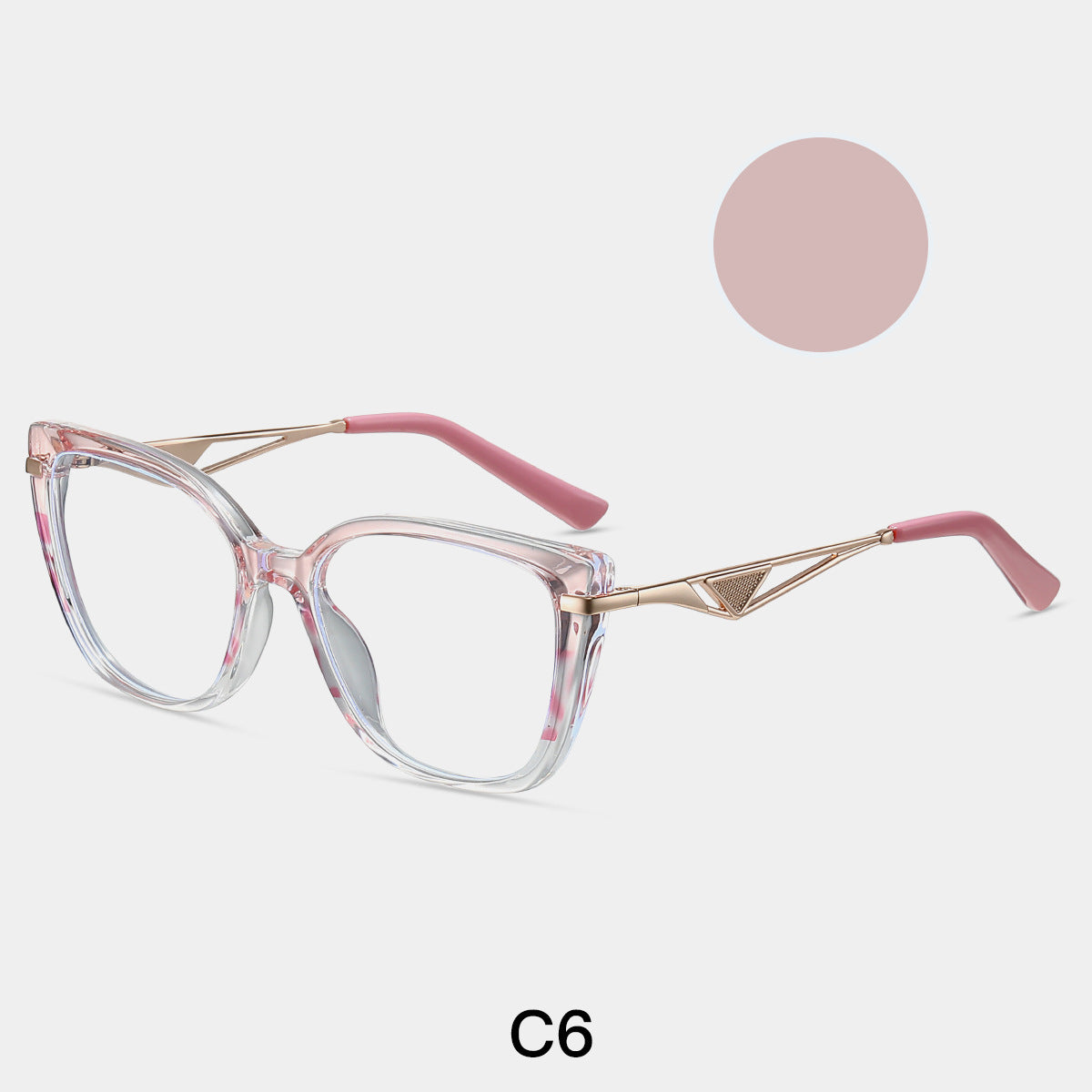 Blue Light Glasses – TR90 Square Anti-Glare Frames