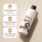 Coconut and ginger hair care set with oil, shampoo and mask