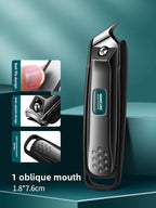 Nail Clipper – Anti-Splash Stainless Steel Clipper with File