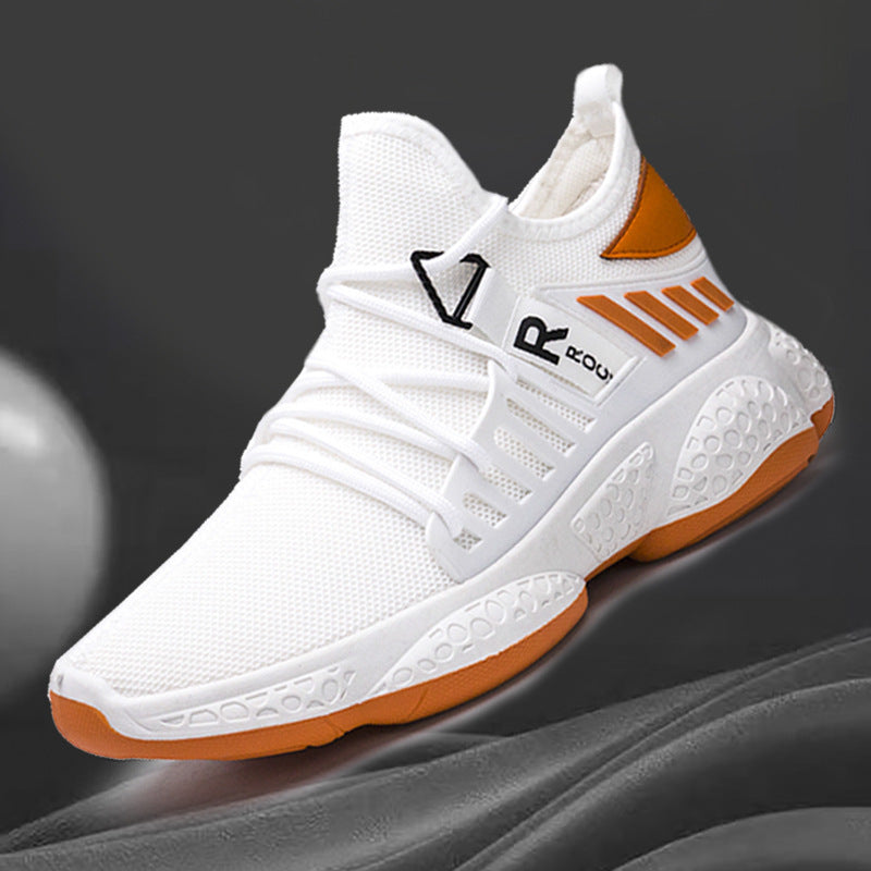 Men's breathable lightweight flyknit mesh sneakers