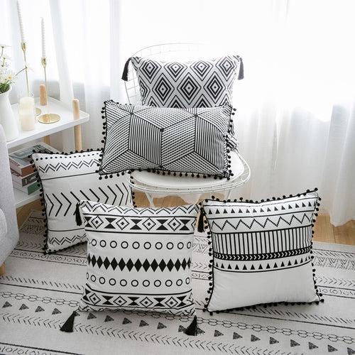 Bohemian boho throw pillow cushion cover