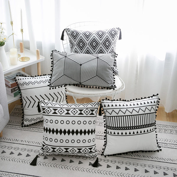 Bohemian boho throw pillow cushion cover