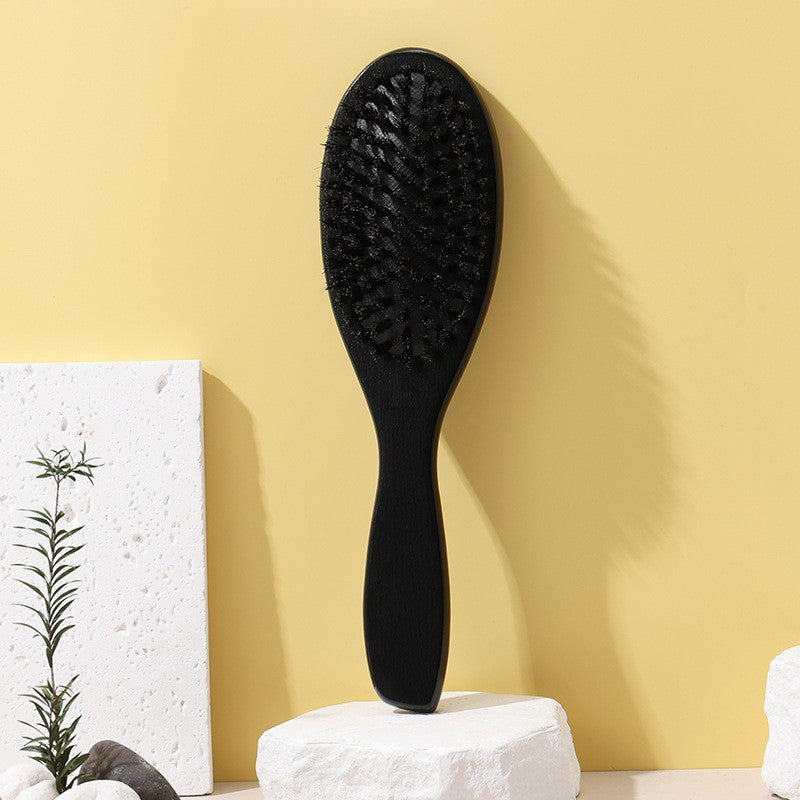 Boar Bristle Hair Brush – Wooden Air Cushion Massage Comb by OEM