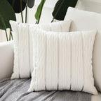 Luxury striped velvet pillow cushion cover