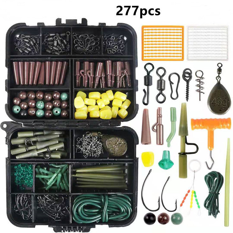 277-piece carp fishing rig accessories tackle set