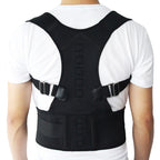 Adjustable back and shoulder posture support brace