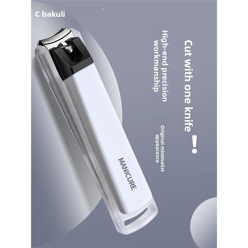 Nail Clipper – Anti-Splash Stainless Steel Clipper with File