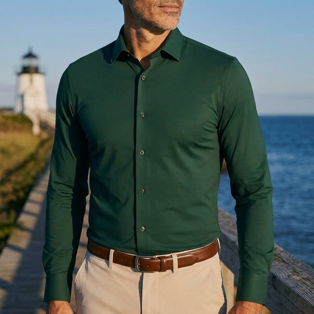 Men's Stretch Shirt – Seamless Wrinkle-Resistant Slim Shirt