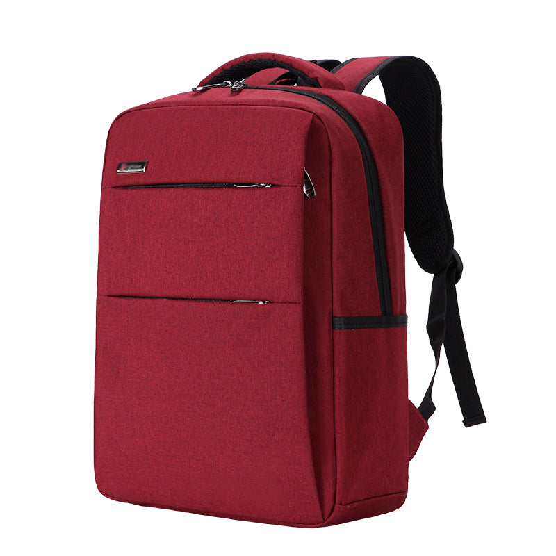Shockproof waterproof laptop backpack with USB charging