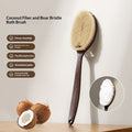 Palm-shaped 2-in-1 bath body shower scrubber brush