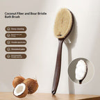 Palm-shaped 2-in-1 bath body shower scrubber brush