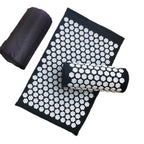 Lotus acupressure massage mat and pillow set