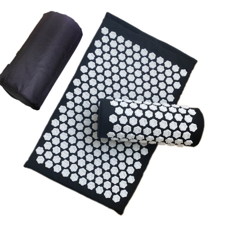 Lotus acupressure massage mat and pillow set