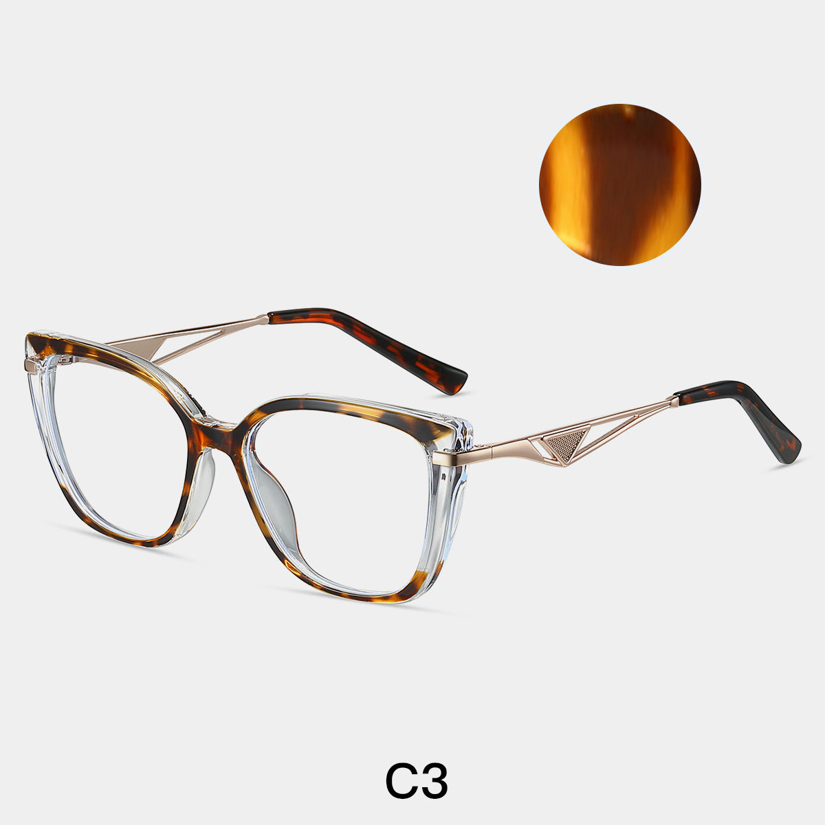 Blue Light Glasses – TR90 Square Anti-Glare Frames