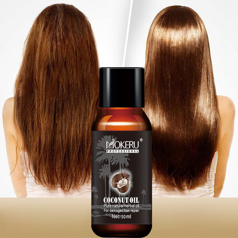 Frizz and split-end coconut hair repair oil, 30ml
