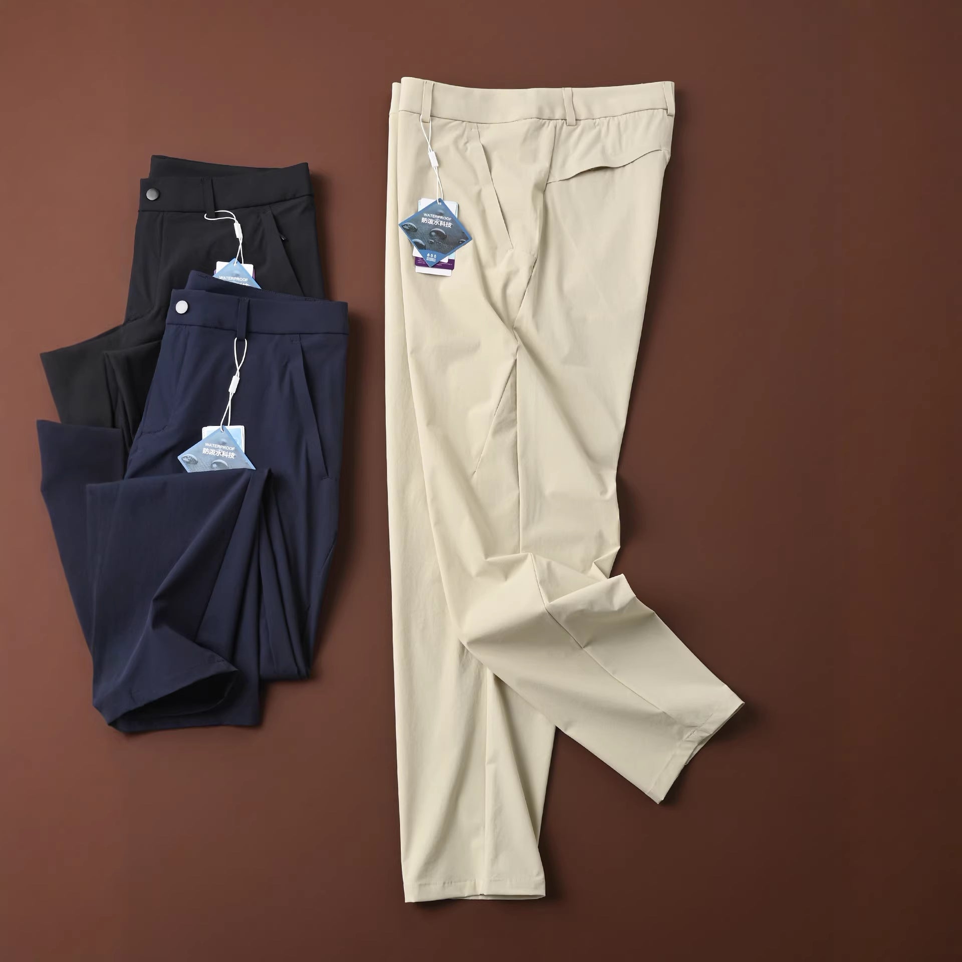Men's quick-dry stretch casual golf trousers