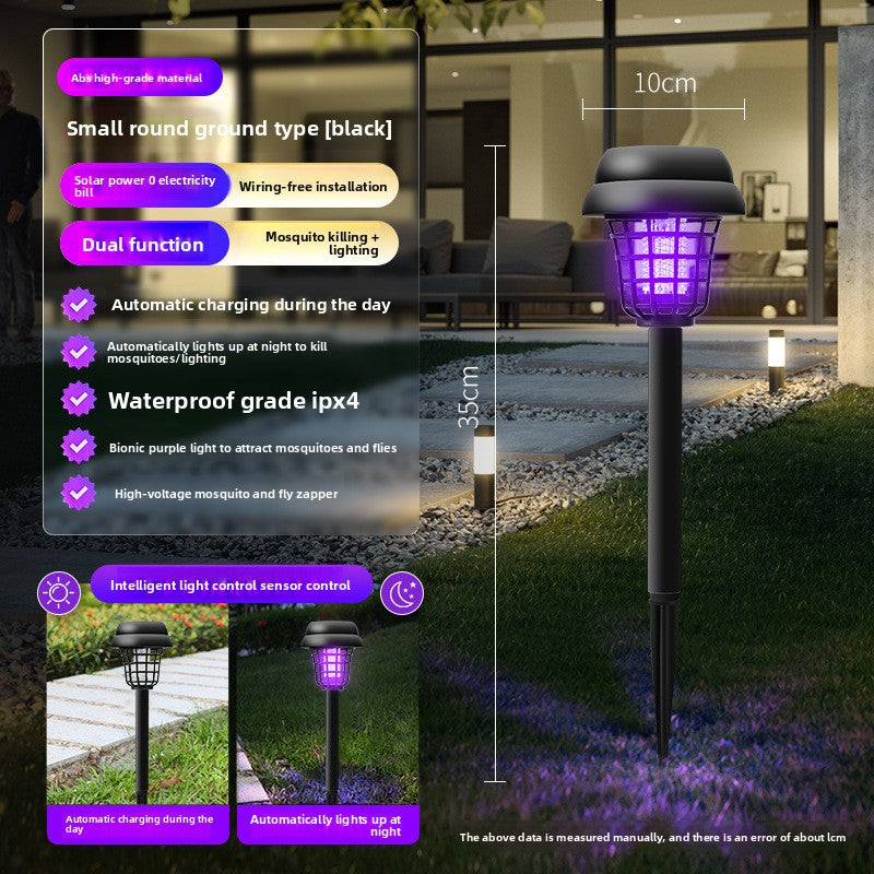 Solar Mosquito Lamp – Waterproof Outdoor Garden Bug Zapper by OEM