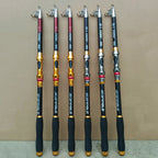 Telescopic fiberglass surf sea fishing rod, 2.1m