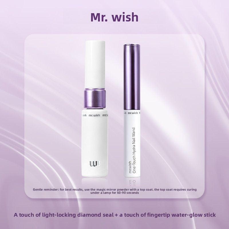 Nail Gloss Top Coat Pen – Water-Light Gel Finish Wand