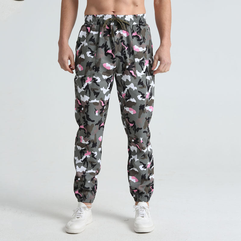 Men's casual camouflage sports cargo trousers