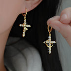 Cross Necklace – Rotatable Crown & Cross Pendant by OEM