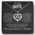 Heart Shape Diamond Birthstone Necklace