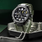 Men's 50m waterproof digital sports watch