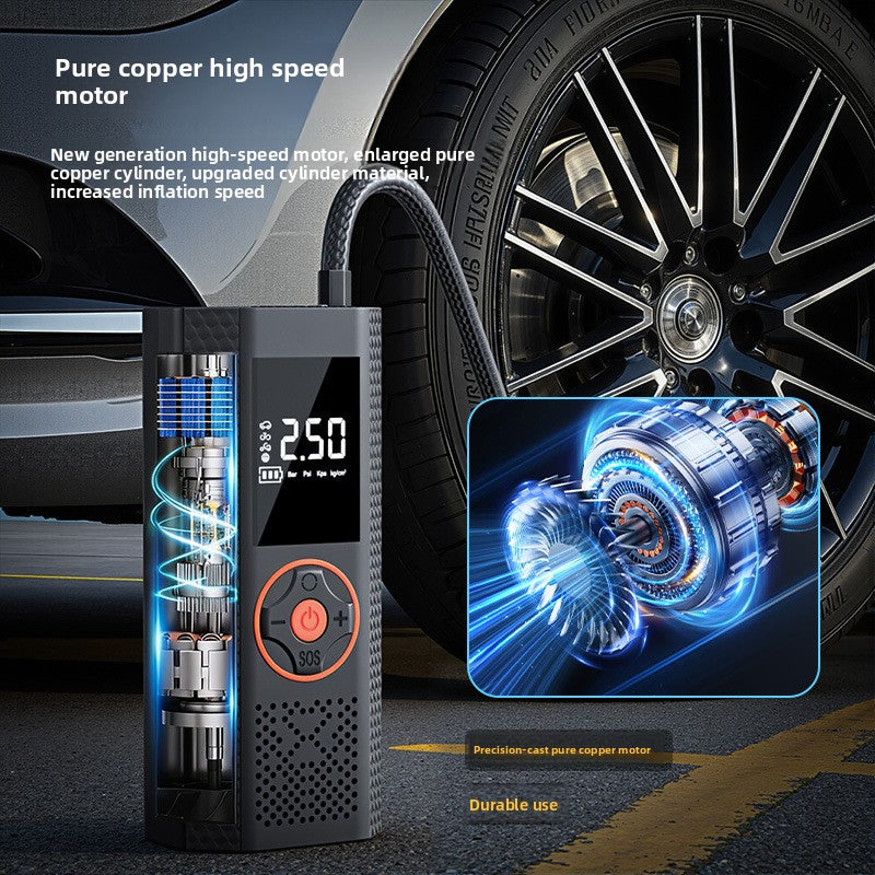 Cordless Tire Inflator – Portable Electric Air Pump