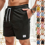 Men's drawstring casual corduroy sports shorts
