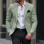 Men's casual lightweight business suit blazer jacket