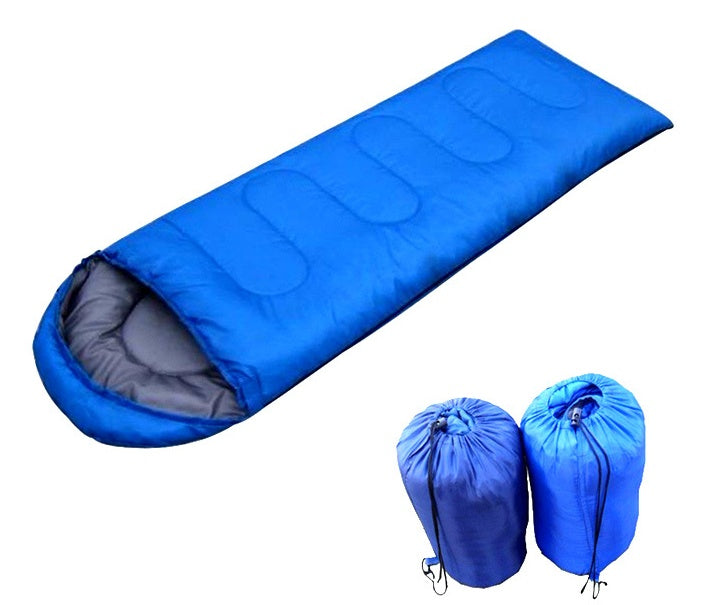 Lightweight waterproof camping sleeping bag with hood