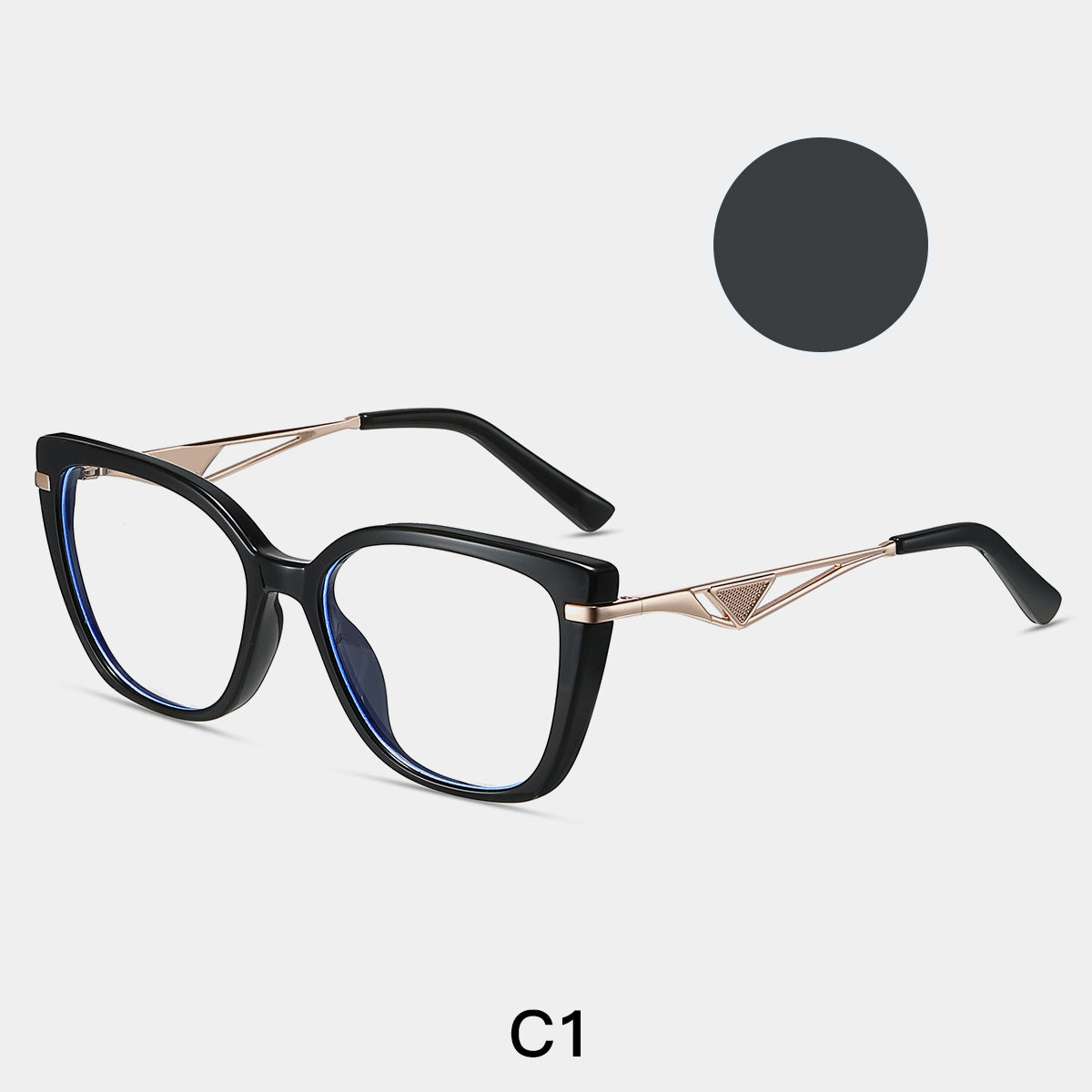 Blue Light Glasses – TR90 Square Anti-Glare Frames
