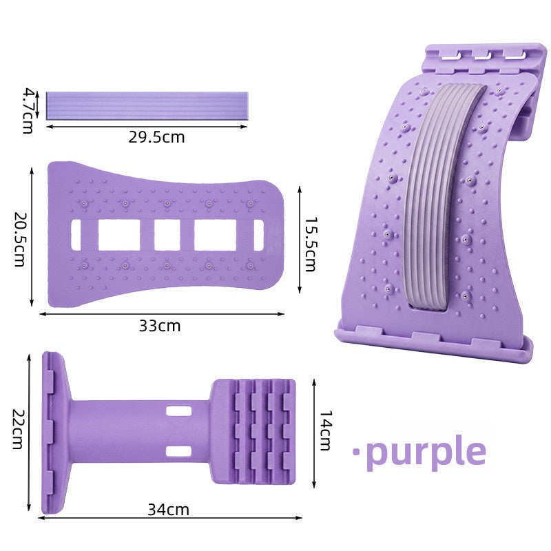 Lumbar Support Back Stretcher – Posture & Pain Relief Massager by OEM
