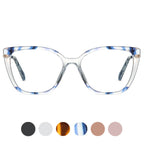 Blue Light Glasses – TR90 Square Anti-Glare Frames