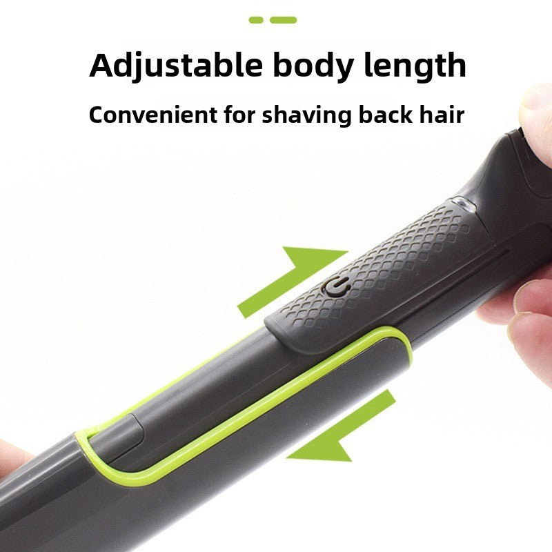 Body Hair Trimmer – Rechargeable Waterproof Back Shaver