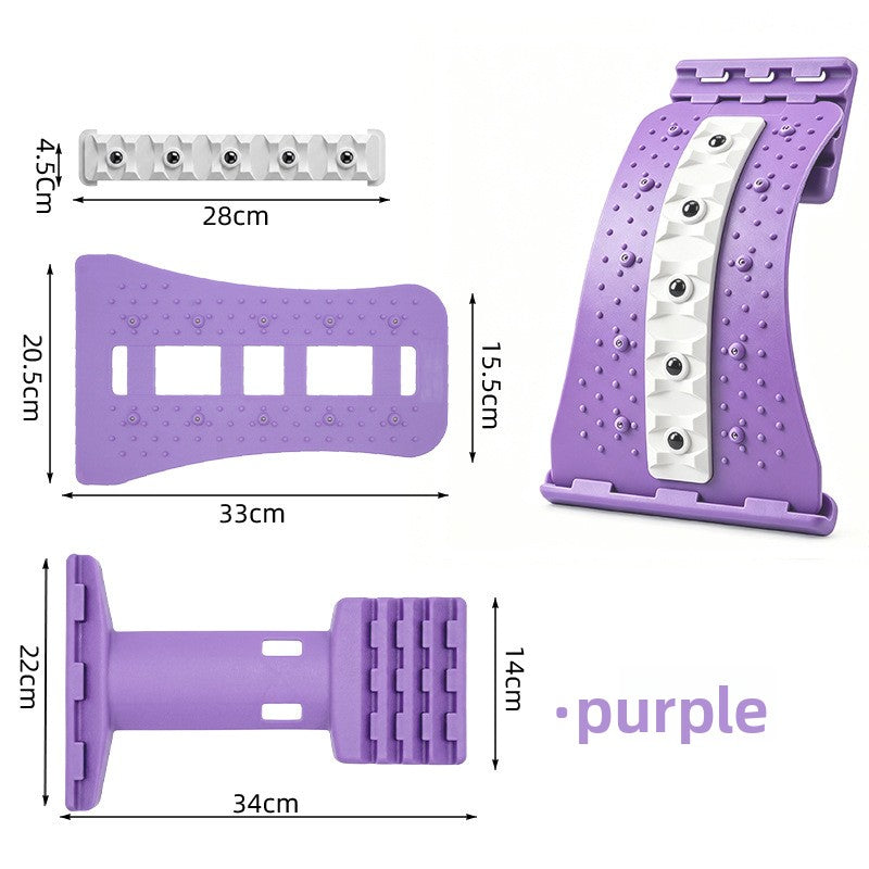 Lumbar Support Back Stretcher – Posture & Pain Relief Massager by OEM