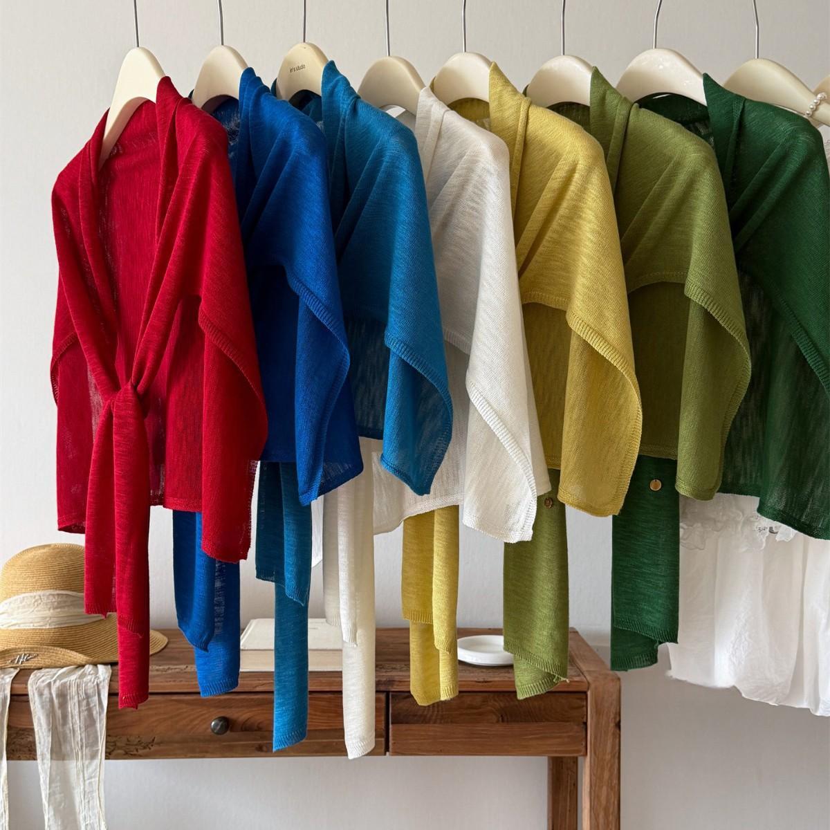 Lightweight linen viscose wrap shawl scarf for women