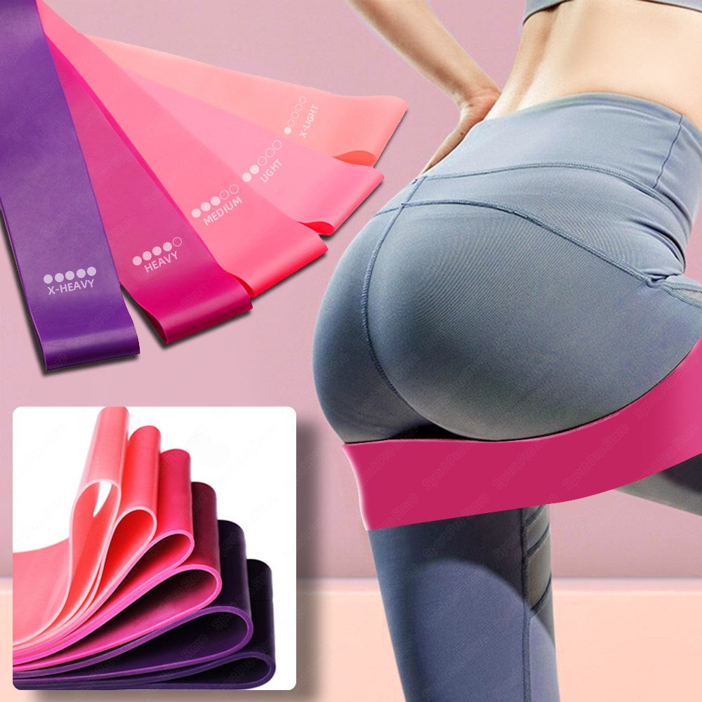 Booty loop resistance bands set, 4-pack