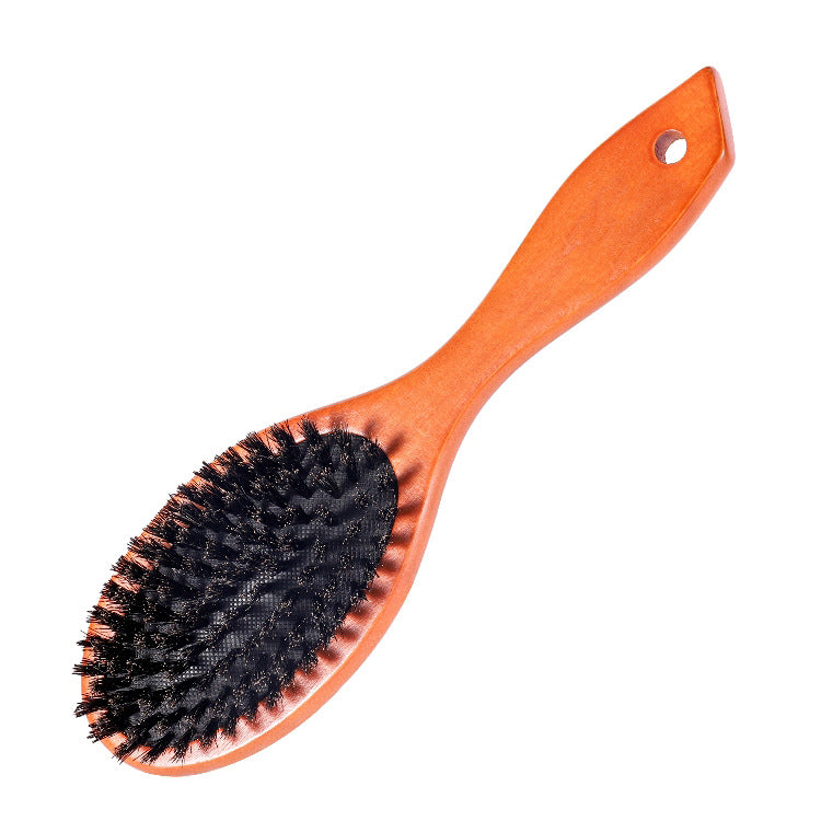 Boar Bristle Hair Brush – Wooden Air Cushion Massage Comb by OEM