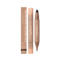 Long-lasting 2-in-1 eyebrow touch-up brow pencil pen