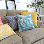 Nordic color geometric throw pillow cushion cover