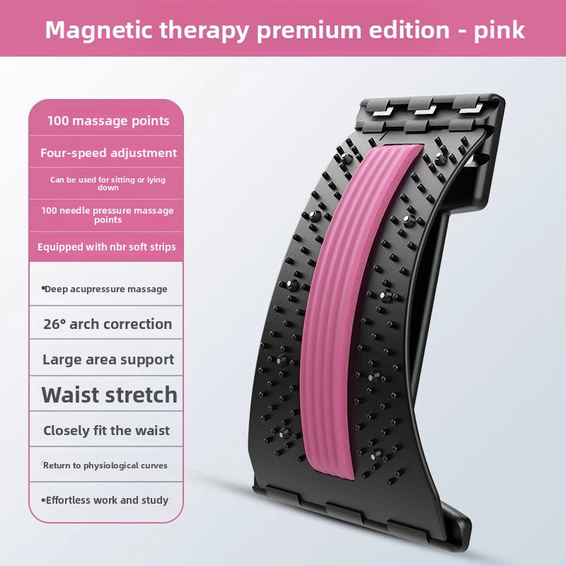 Lumbar Support Back Stretcher – Posture & Pain Relief Massager by OEM