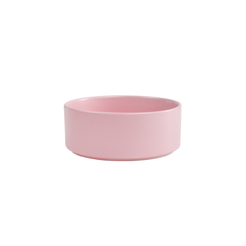 Elevated Ceramic Pet Bowl – Raised Dog & Cat Feeder