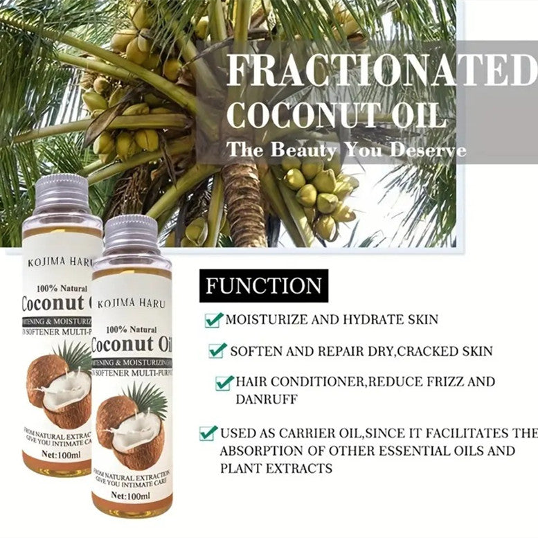 Coconut body and facial massage essential oil, 100ml