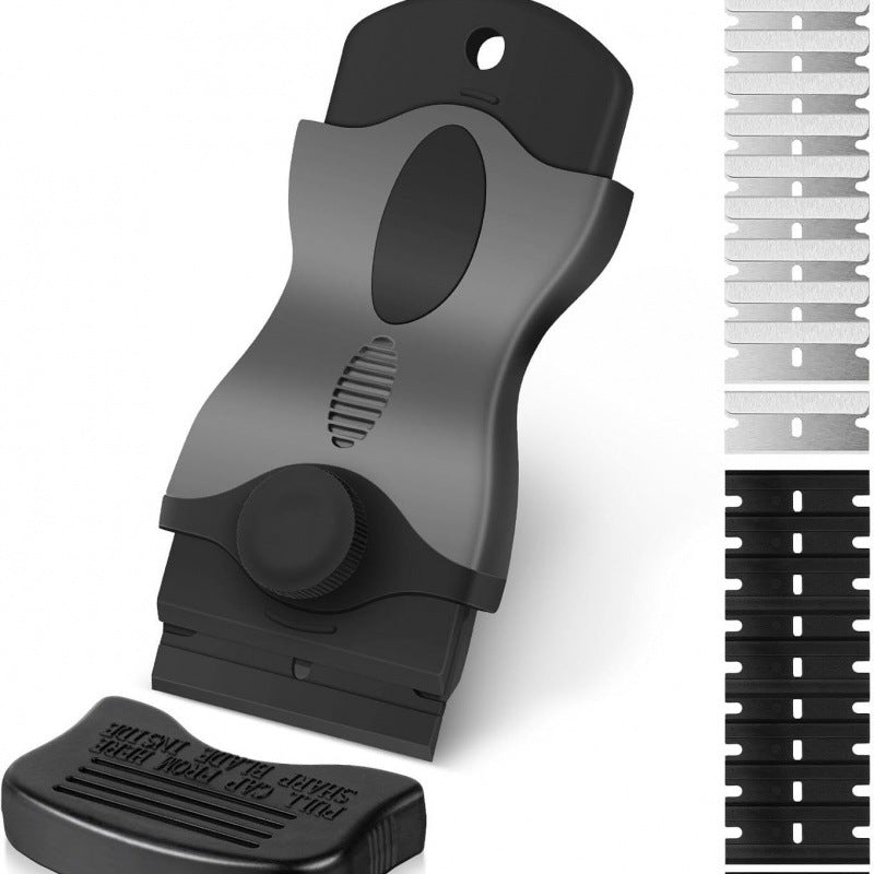 Double-headed multi-purpose cleaning scraper tool