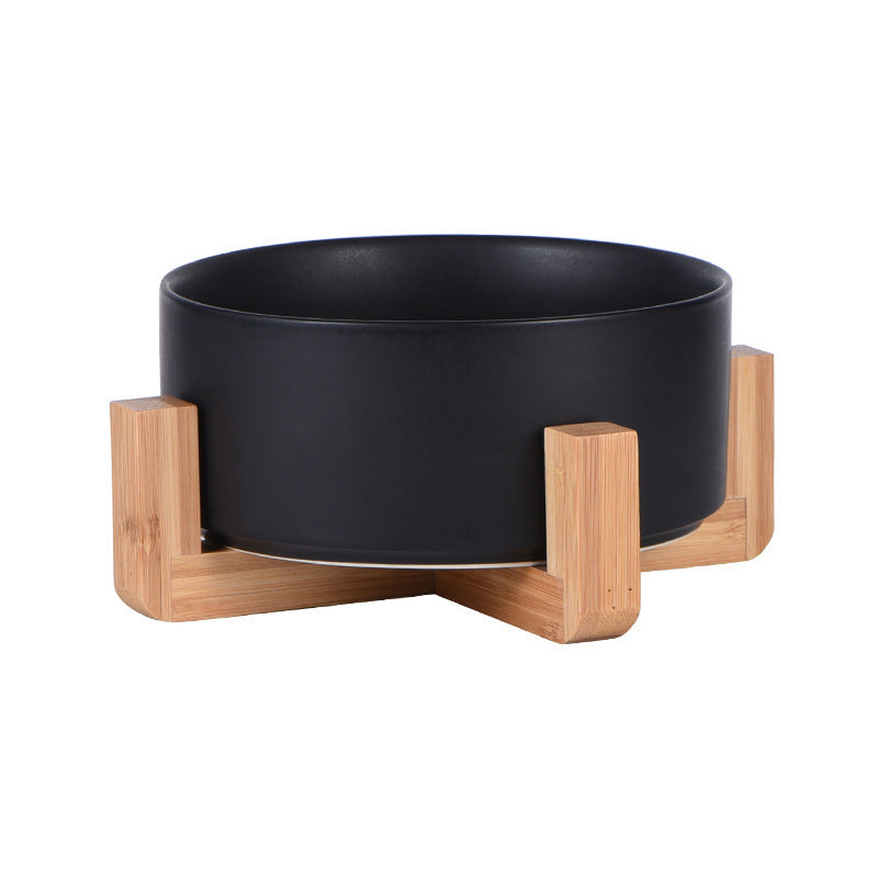 Elevated Ceramic Pet Bowl – Raised Dog & Cat Feeder