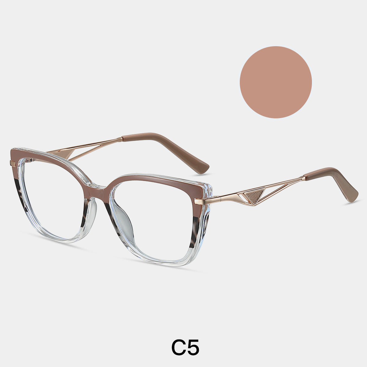 Blue Light Glasses – TR90 Square Anti-Glare Frames