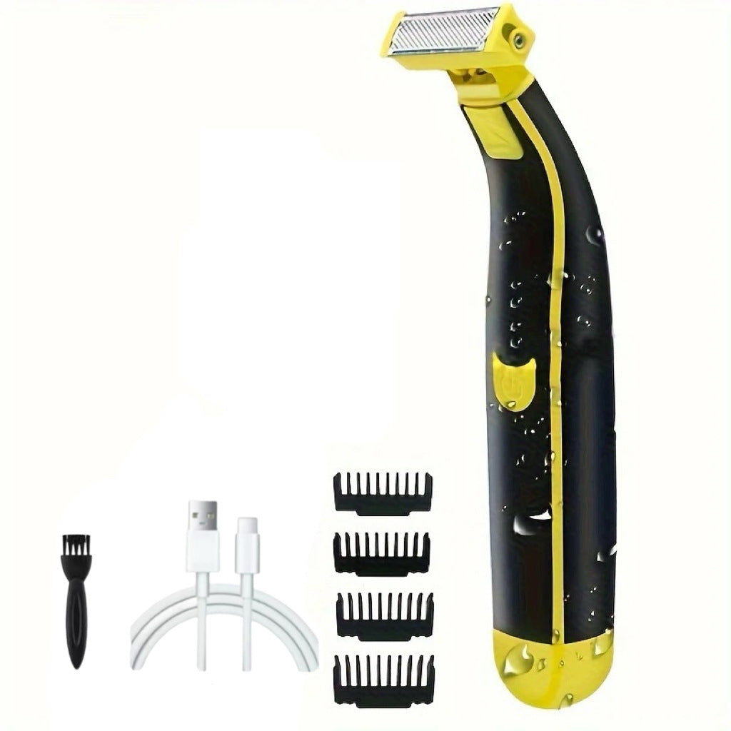 Electric Body Shaver – USB Rechargeable Wet & Dry Trimmer