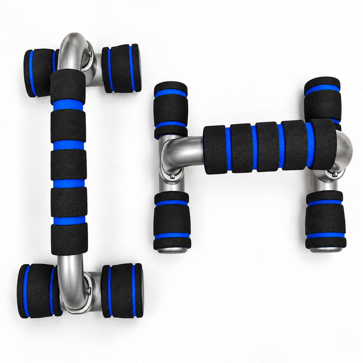Push-Up Bars – H-Shaped Foam-Grip Push-Up Stands